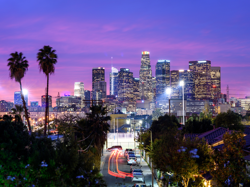 An image of Los Angeles, a city near Beverly Hills where we provide mobile massage services