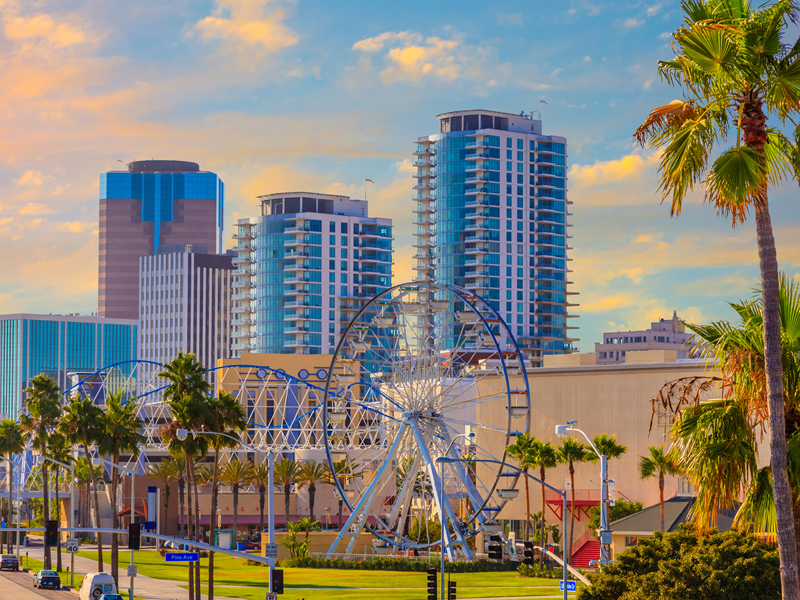 A picture of the City of Long Beach representing our in-home massage services in Long Beach, CA