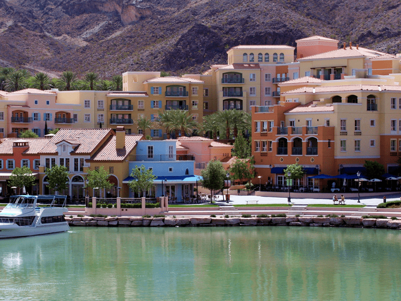 A picture of a Lake Las Vegas Water Sports Yacht on Las Vegas