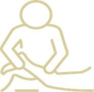 Sports mobile massage in Las Vegas symbol