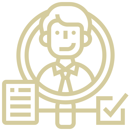 Background checked in-room massage therapists in Las Vegas symbol