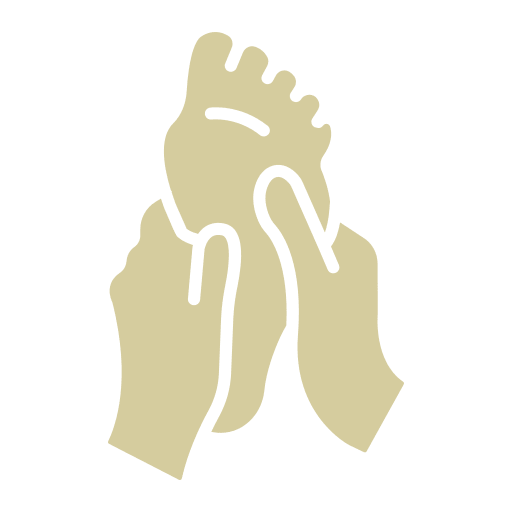 Reflexology in-room massage in downtown Las Vegas symbol